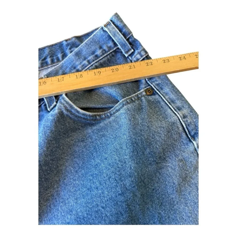 Carhartt Jeans Men's 46x30 Blue Denim Relaxed Fit B17 DST Distressed